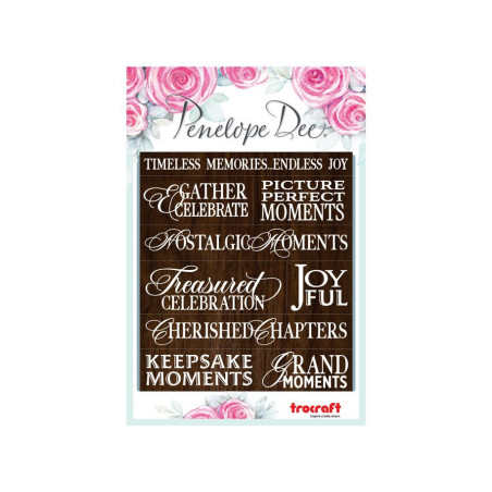 Penelope Dee Mulberry Lane Acrylic Journal Strips