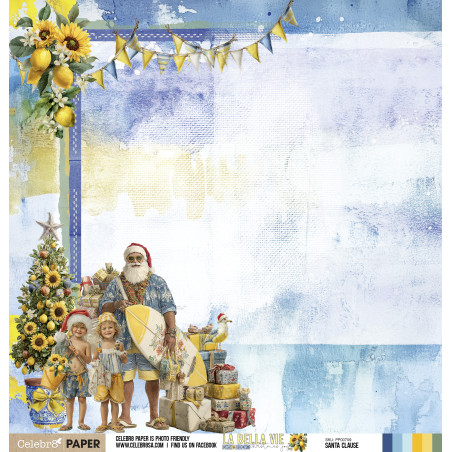 Celebr8 La Bella Vie Paper Santa Clause