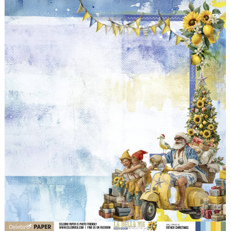Celebr8 La Bella Vie Paper Father Christmas