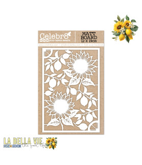 Celebr8 La Bella Vie Chipboard Sunflowers