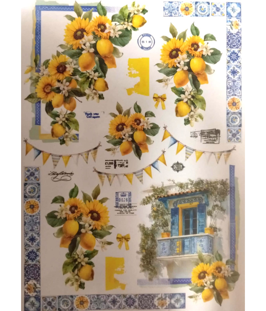 Celebr8 La Bella Vie A4 Acetate Sheet