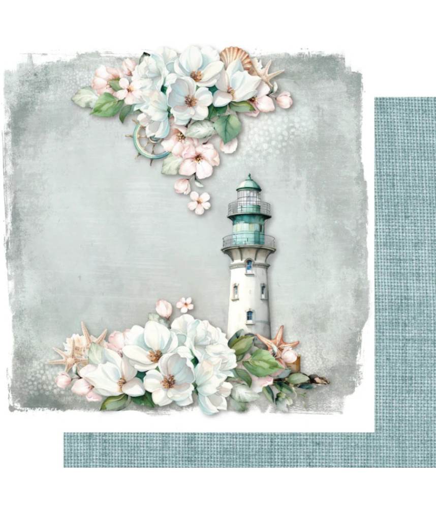 Uniquely Creative Coastal Bliss 12 x 12 Scrapbook Paper - Blissful Day