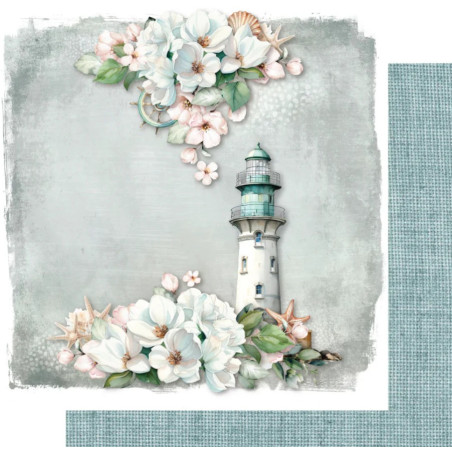 Uniquely Creative Coastal Bliss 12 x 12 Scrapbook Paper - Blissful Day