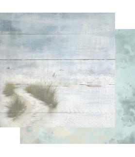 Uniquely Creative Coastal Bliss 12 x 12 Scrapbook Paper - Lost In The Sand