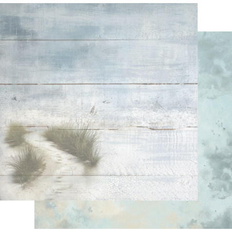 Uniquely Creative Coastal Bliss 12 x 12 Scrapbook Paper - Lost In The Sand