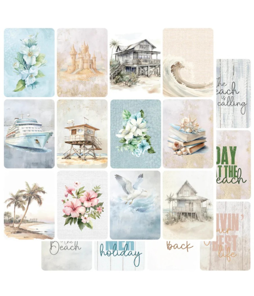 Uniquely Creative Coastal Bliss 12 x 12 Scrapbook Paper Summer Vibes