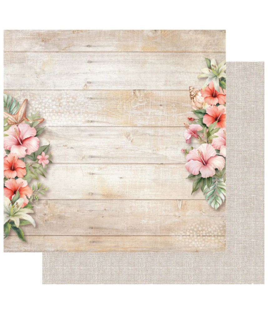 Uniquely Creative Coastal Bliss 12 x 12 Scrapbook Paper - The Sea Calling