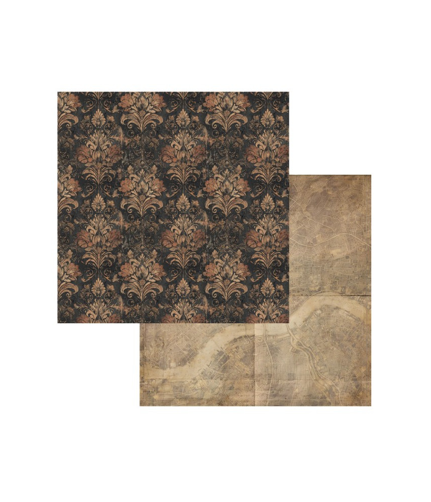 49 and Market Nostalgic Moments 12 x 12 Scrapbook Paper- Heritage