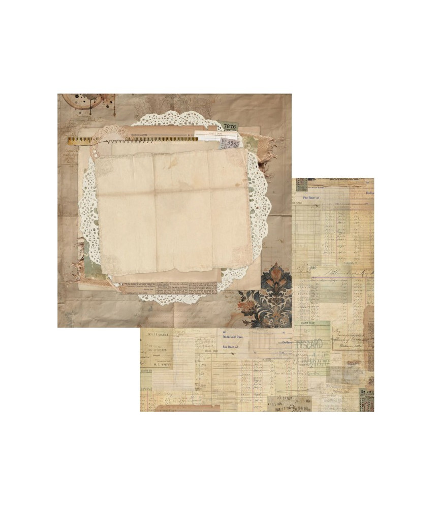 49 and Market Nostalgic Memories 12 x 12 Scrapbook Paper -