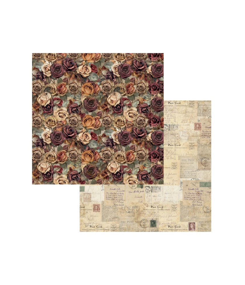 49 and Market Nostalgic Moments 12 x 12 Scrapbook Paper - Forever