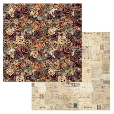 49 and Market Nostalgic Moments 12 x 12 Scrapbook Paper - Forever