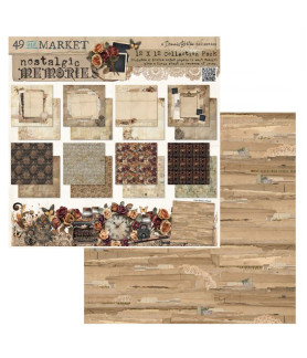 49 and Market Nostalgic Memories 12 x 12 Scrapbook Paper Bonus Cover