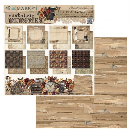 49 and Market Nostalgic Memories 12 x 12 Scrapbook Paper Bonus Cover