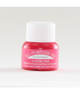 Tsukineko All Purpose Ink - Rose Pink