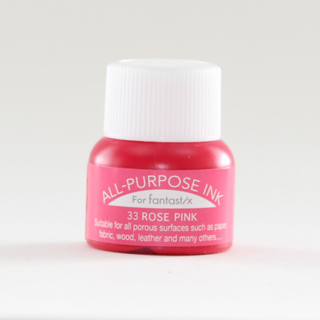 Tsukineko All Purpose Ink - Rose Pink