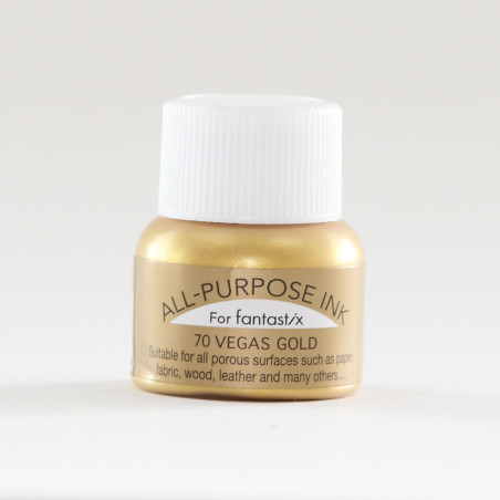 Tsukineko All Purpose Ink - Vegas Gold