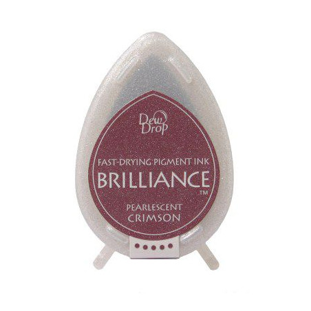 Tsukineko Brilliance Dewdrop Ink Pad - Crimson