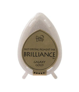 Tsukineko Brilliance Dewdrop Ink Pad - Galaxy Gold