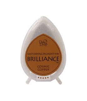 Tsukineko Brilliance Dewdrop Ink Pad - Crimson Copper