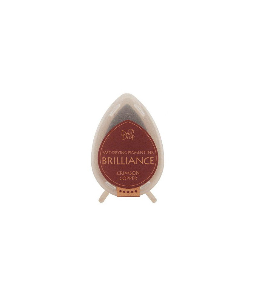 Tsukineko Brilliance Dewdrop Ink Pad - Crimson Copper