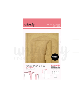 Uniquely Creative  Kraft Flip Folio Album - Expanded