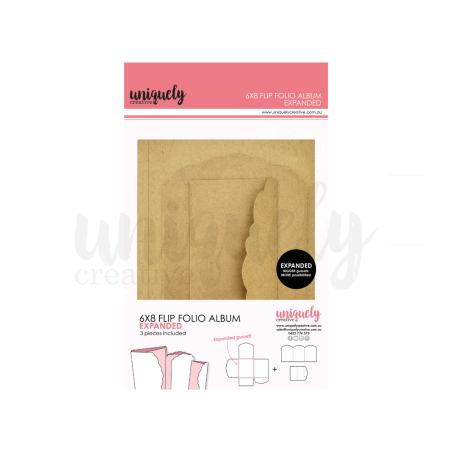 Uniquely Creative  Kraft Flip Folio Album - Expanded