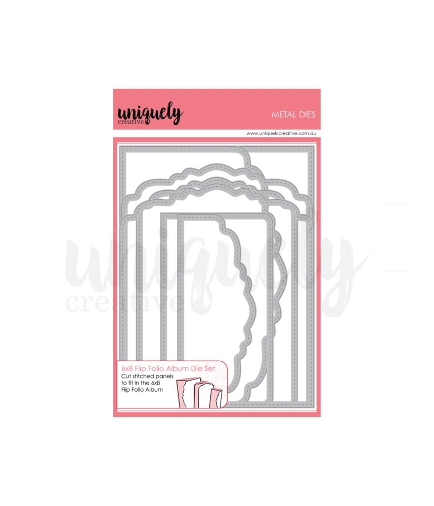 Uniquely Creative Flip Folio Album Die Set