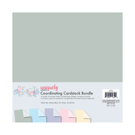Uniquely Creative Heart & Soul 12 x12 Coordinating Cardstock Bundle