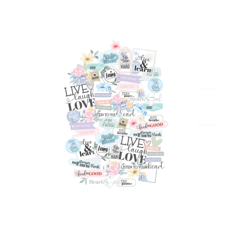 Uniquely Creative Heart & Soul Die Cuts/Ephemera