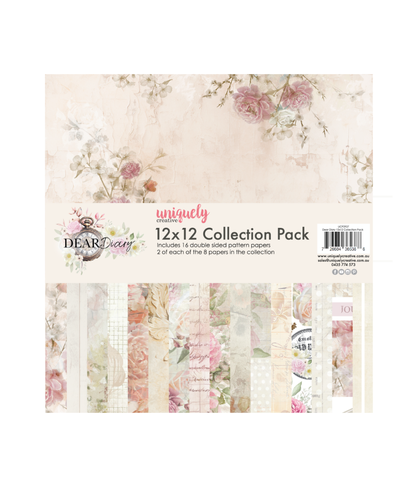 Uniquely Creative 12 x 12 Paper Pack Dear Diary