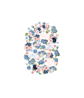 Uniquely Creative Indigo Bloom Vellum Die Cuts/Ephemera Pack