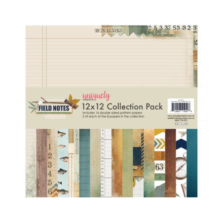 Uniquely Creative 12 X 12 Scrapbook Paper Pack - Field Notes