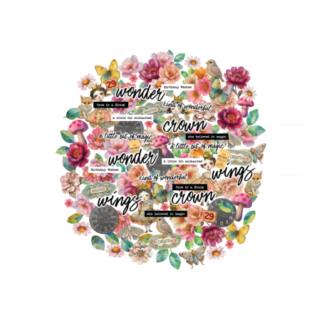 Uniquely Creative Dressed in Daydreams Die Cuts/Ephemera Pack