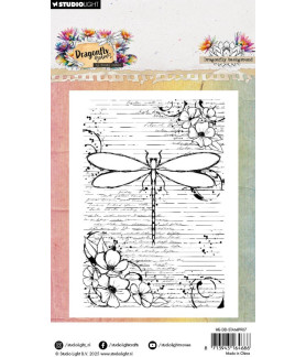 Studio Light Hazel Eaton Dragonfly Dreams Clear Stamp - Dragonfly background