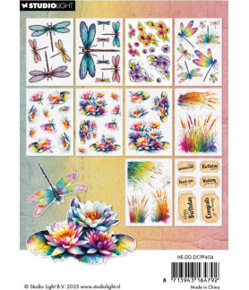Studio Light Hazel Eaton - Dragonfly Dreams - Die-cut Paper Pad - Paper elements