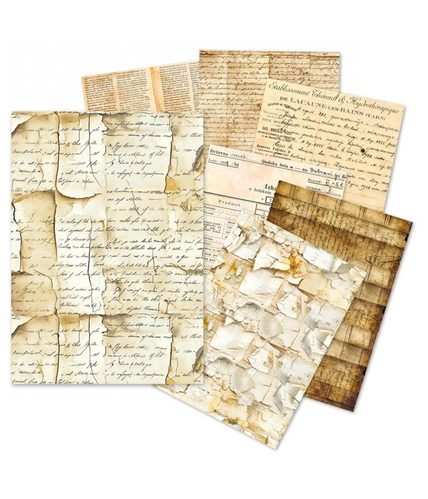 Ciao Bella A5 Tissue Paper– 24 Sheets Vintage Manuscript