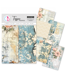 Ciao Bella A4 Tissue Paper MIX French Blue