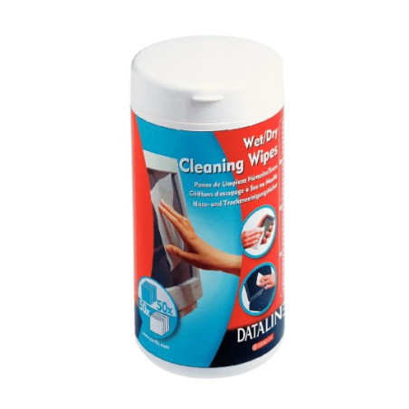 Esselte Dataline Screen Wipes Wet & Dry