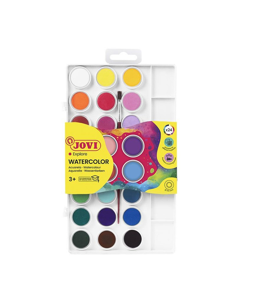 JOVI Watercolour Paints - 24 Colours