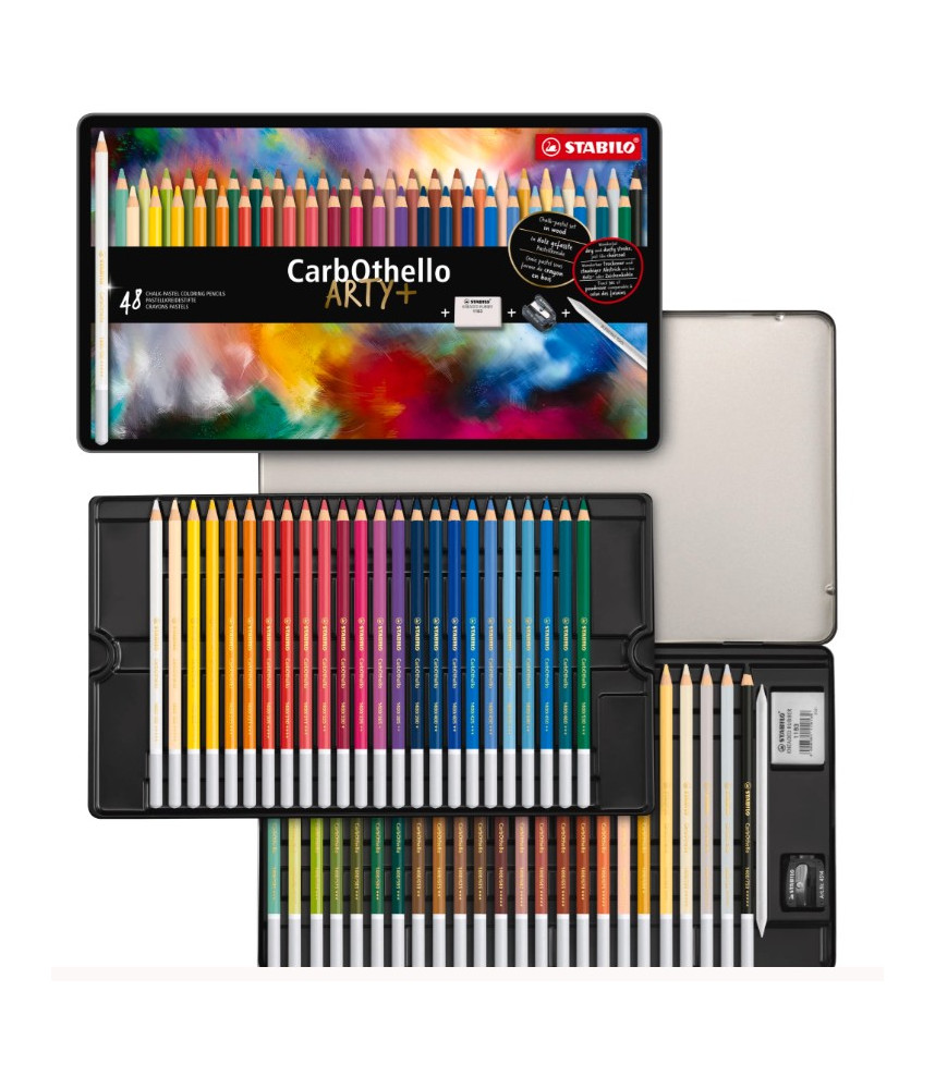 Chalk-Pastel Pencil STABILO CarbOthello 48PC