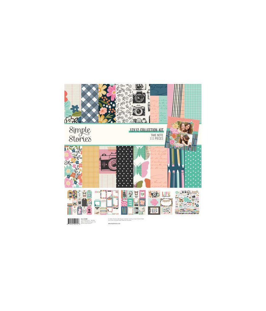 Simple Stories 12X12 Paper Pack - Take Note