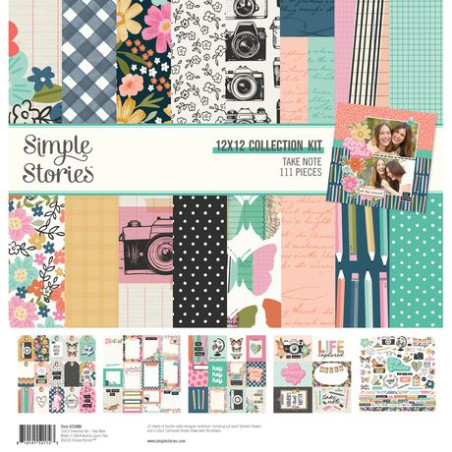 Simple Stories 12X12 Paper Pack - Take Note