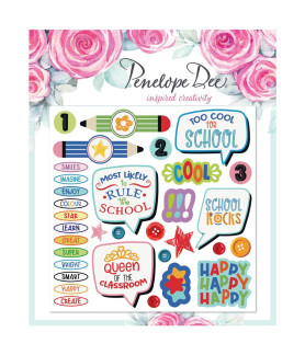 Penelope Dee 12X12 Mega/Bulk Scrapbook Paper Pack - Scribble