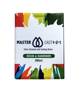 MasterCast 1-2-1 Clear Epoxy Resin for Art 200ml