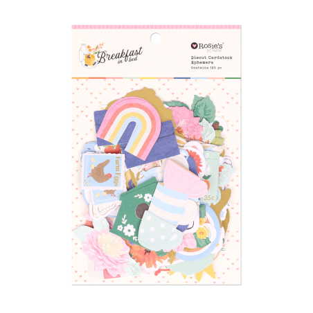 Rosies Studio Breackfast in Bed Ephemera/Die Cuts