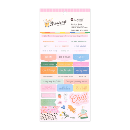 Rosies Studio Breakfast in Bed Sticker Book