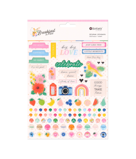 Rosies Studio Breakfast in Bed Glisten Stickers