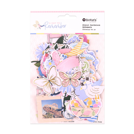 Rosies Studio Day to Remember Diecuts - Ephemera (144 Pieces)