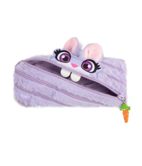Zipit Pencil Bag Bunny Purple