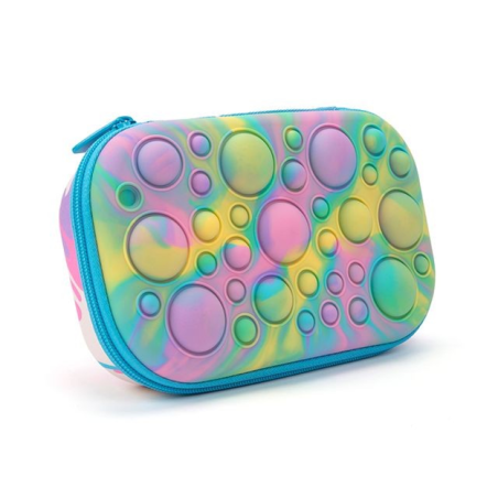 Zipit Storage Case Silicone Bubble Top Melt Pastel